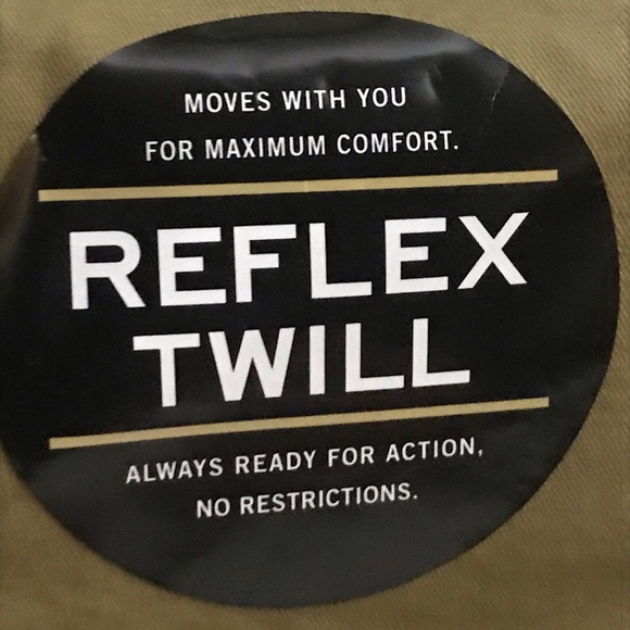 NWT $45 Men’s AERO Stretch Reflex Twill Classic Shorts Flat Front 9.5” Inseam 36 - Picture 4 of 5